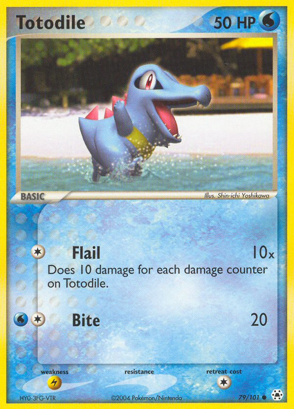 Totodile (79/101) [EX: Hidden Legends] Pokémon