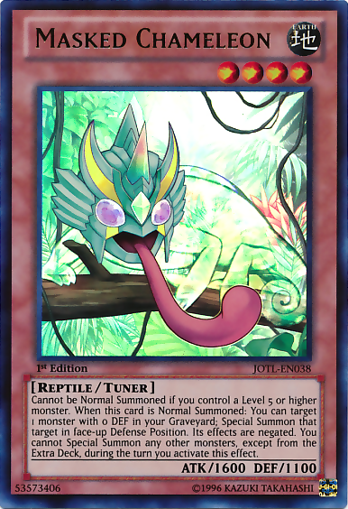 Masked Chameleon [JOTL-EN038] Ultra Rare Yu-Gi-Oh!