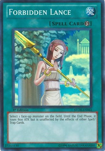 Forbidden Lance [STOR-EN061] Super Rare Yu-Gi-Oh!