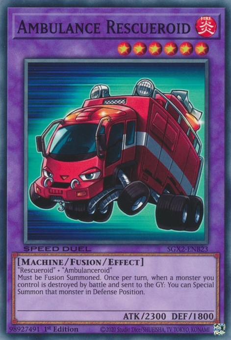 Ambulance Rescueroid [SGX2-ENB23] Common Yu-Gi-Oh!