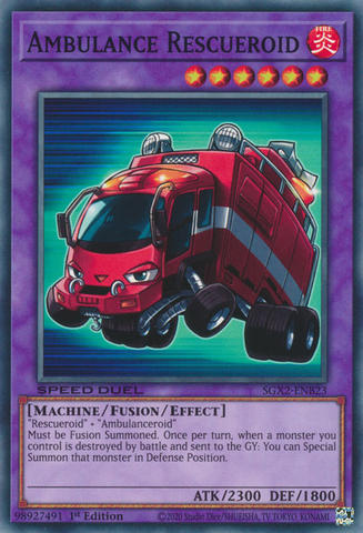 Ambulance Rescueroid [SGX2-ENB23] Common Yu-Gi-Oh!