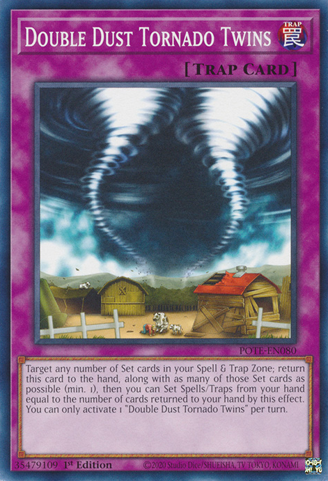 Double Dust Tornado Twins [POTE-EN080] Common Yu-Gi-Oh!