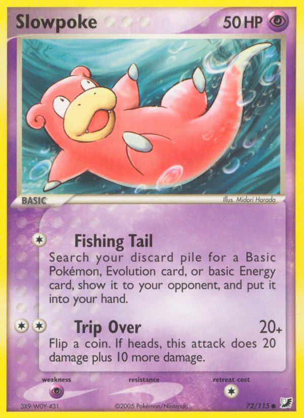 Slowpoke (72/115) [EX: Unseen Forces] Pokémon