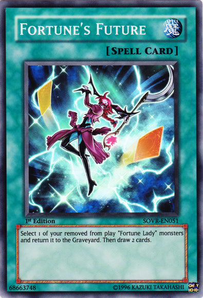 Fortune's Future [SOVR-EN051] Super Rare Yu-Gi-Oh!