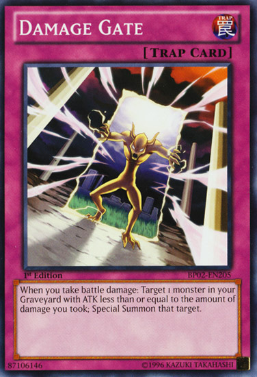 Damage Gate [BP02-EN205] Mosaic Rare Yu-Gi-Oh!
