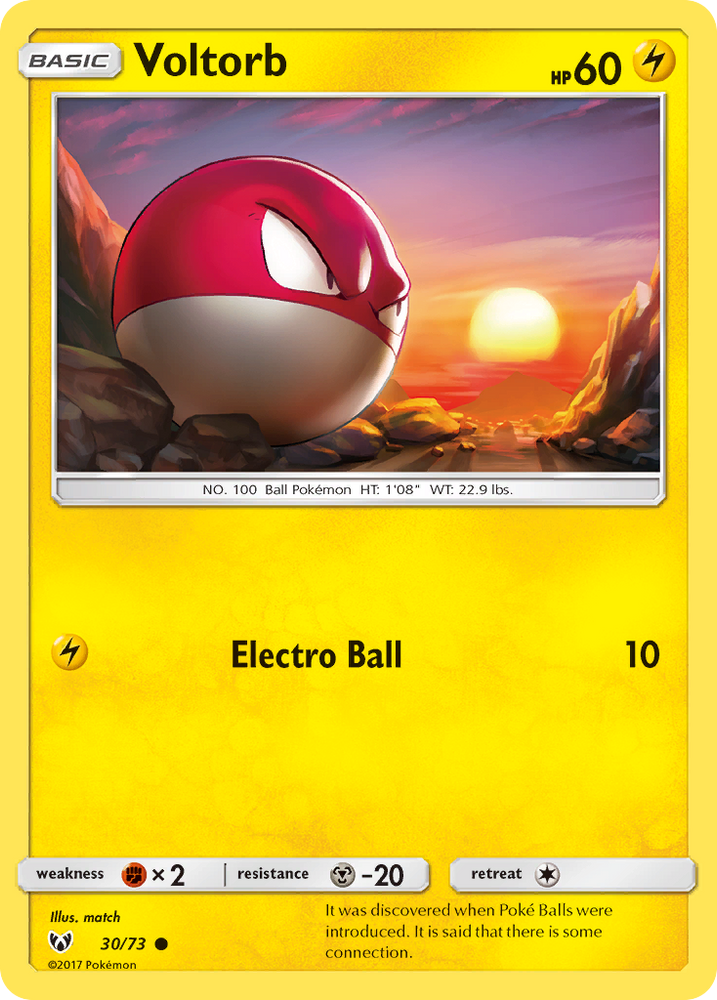 Voltorb (30/73) [Sun & Moon: Shining Legends] Pokémon