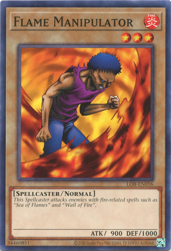 Flame Manipulator (25th Anniversary) [LOB-EN016] Common Yu-Gi-Oh!