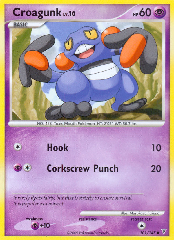 Croagunk (101/147) [Platinum: Supreme Victors] Pokémon