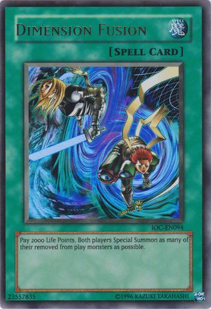 Dimension Fusion [IOC-EN094] Ultra Rare Yu-Gi-Oh!