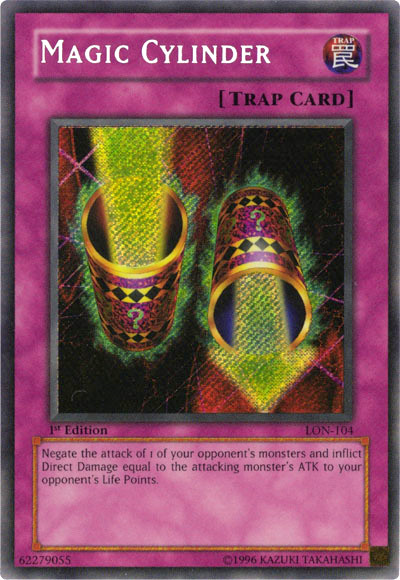 Magic Cylinder [LON-104] Secret Rare Yu-Gi-Oh!