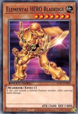 Elemental HERO Bladedge [SGX1-ENA09] Common Yu-Gi-Oh!
