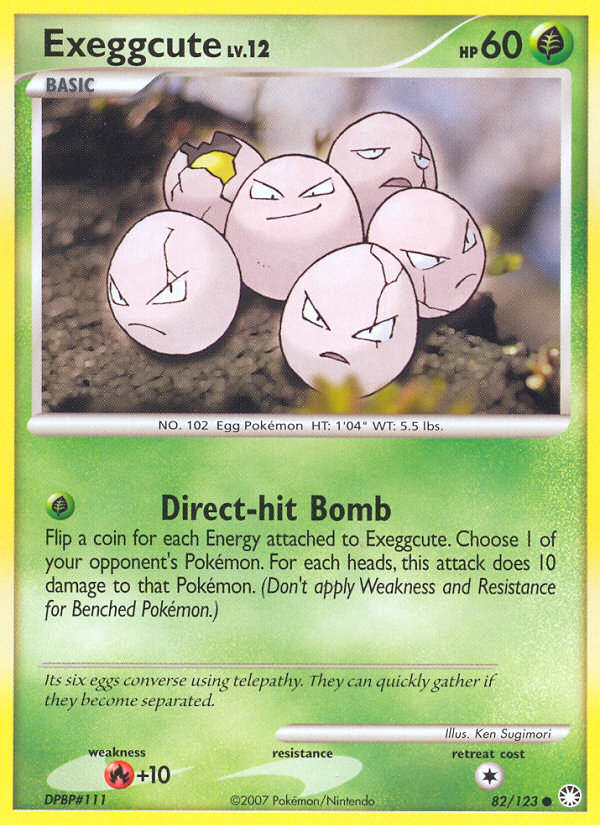 Exeggcute (82/123) [Diamond & Pearl: Mysterious Treasures] Pokémon