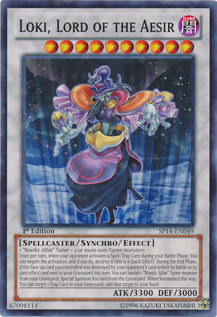 Loki, Lord of the Aesir [SP14-EN049] Starfoil Rare Yu-Gi-Oh!