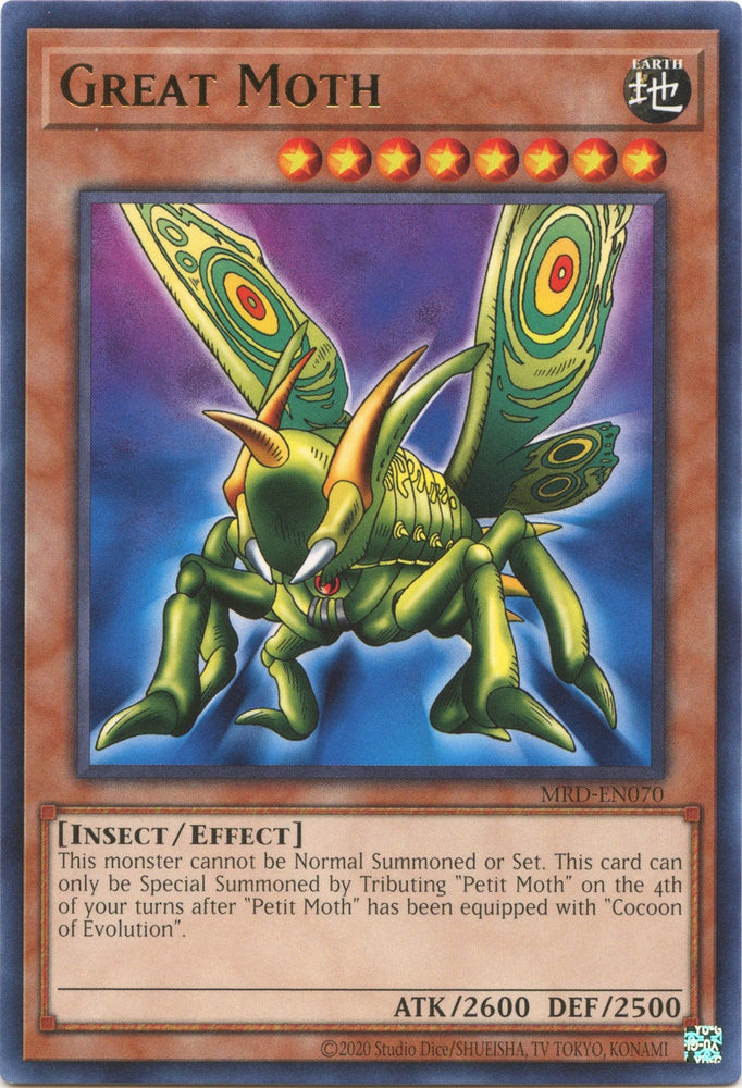 Great Moth (25th Anniversary) [MRD-EN070] Rare Yu-Gi-Oh!