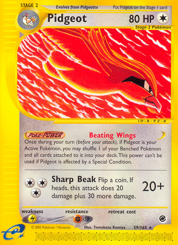 Pidgeot (59/165) [Expedition: Base Set] Pokémon