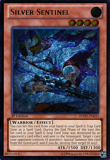 Silver Sentinel [REDU-EN033] Ultimate Rare Yu-Gi-Oh!