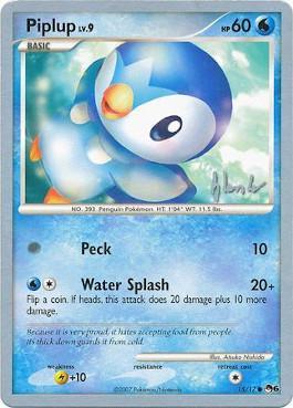 Piplup LV.9 (15/17) (Empotech - Dylan Lefavour) [World Championships 2008] Pokémon