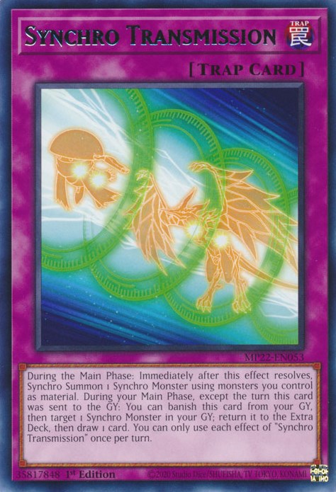 Synchro Transmission [MP22-EN053] Rare Yu-Gi-Oh!