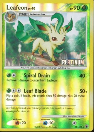 Leafeon (24/100) [Burger King Promos: 2009 Collection] Pokémon