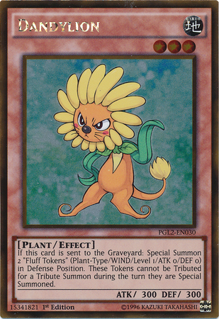 Dandylion [PGL2-EN030] Gold Rare Yu-Gi-Oh!