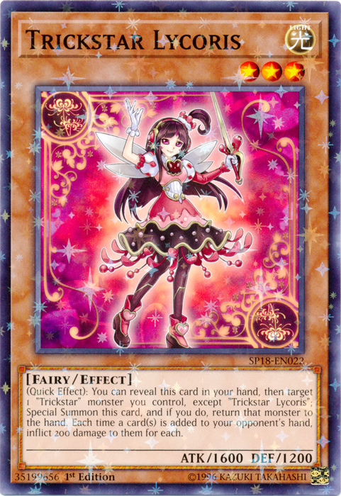 Trickstar Lycoris [SP18-EN022] Starfoil Rare Yu-Gi-Oh!