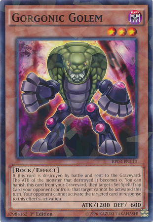 Gorgonic Golem [BP03-EN110] Shatterfoil Rare Yu-Gi-Oh!