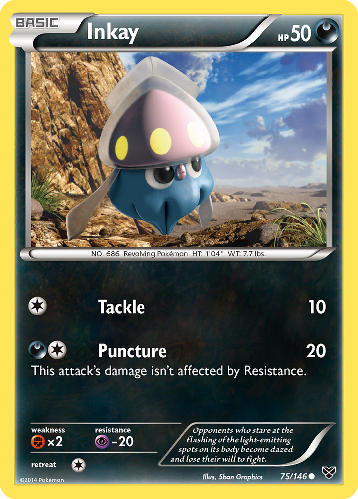 Inkay (75/146) [XY: Base Set] Pokémon