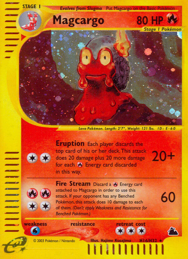 Magcargo (H16/H32) [Skyridge] Pokémon