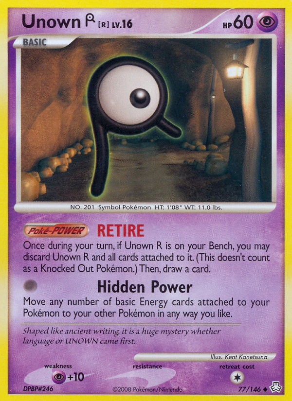 Unown R (77/146) [Diamond & Pearl: Legends Awakened] Pokémon