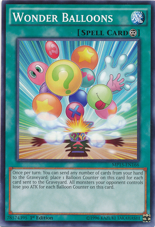 Wonder Balloons [MP15-EN166] Common Yu-Gi-Oh!