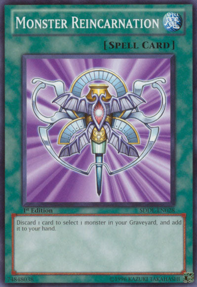 Monster Reincarnation [SDDL-EN028] Common Yu-Gi-Oh!
