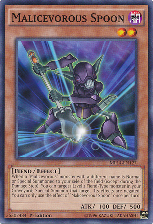 Malicevorous Spoon [MP14-EN127] Common Yu-Gi-Oh!