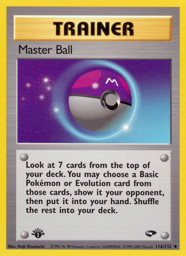 Master Ball (116/132) [Gym Challenge 1st Edition] Pokémon