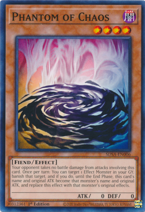 Phantom of Chaos [SDSA-EN006] Common Yu-Gi-Oh!