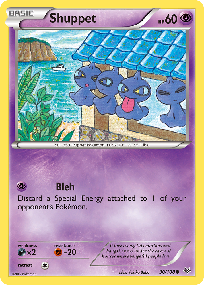 Shuppet (30/108) [XY: Roaring Skies] Pokémon