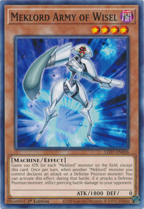 Meklord Army of Wisel [LED7-EN028] Common Yu-Gi-Oh!