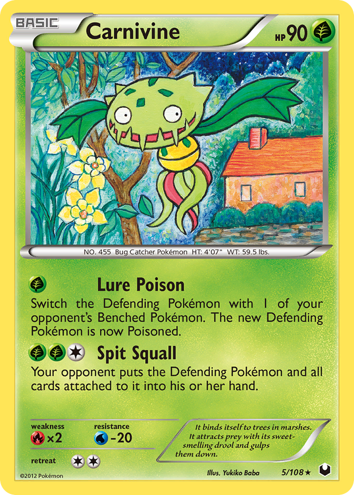 Carnivine (5/108) [Black & White: Dark Explorers] Pokémon