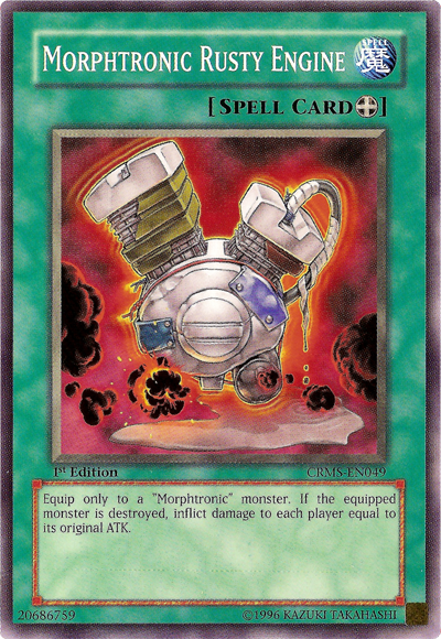 Morphtronic Rusty Engine [CRMS-EN049] Common Yu-Gi-Oh!