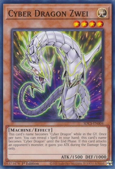 Cyber Dragon Zwei [SDCS-EN004] Common Yu-Gi-Oh!