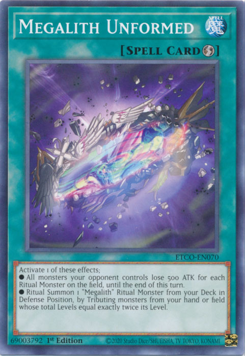 Megalith Unformed [ETCO-EN070] Common Yu-Gi-Oh!