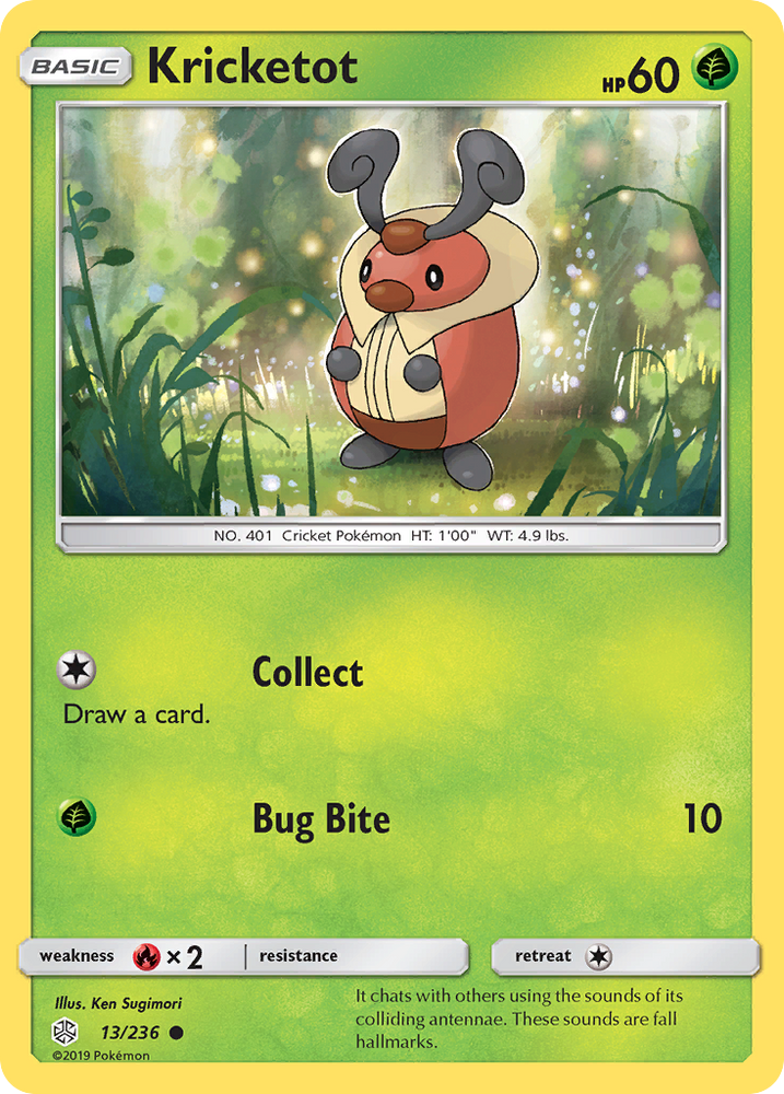 Kricketot (13/236) [Sun & Moon: Cosmic Eclipse] Pokémon