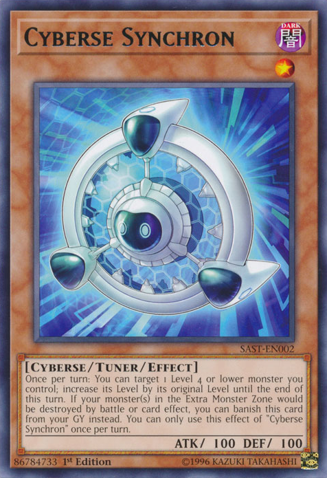 Cyberse Synchron [SAST-EN002] Rare Yu-Gi-Oh!