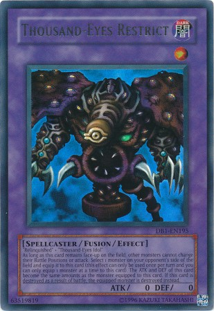 Thousand-Eyes Restrict [DB1-EN195] Ultra Rare Yu-Gi-Oh!