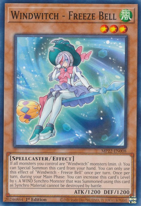 Windwitch - Freeze Bell [MP22-EN008] Common Yu-Gi-Oh!