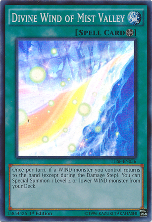 Divine Wind of Mist Valley [THSF-EN056] Super Rare Yu-Gi-Oh!