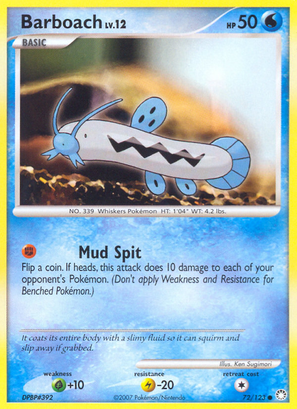 Barboach (72/123) [Diamond & Pearl: Mysterious Treasures] Pokémon