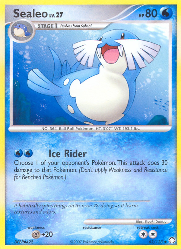 Sealeo (62/123) [Diamond & Pearl: Mysterious Treasures] Pokémon
