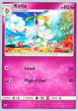 Kirlia (92/147) (Infinite Force - Diego Cassiraga) [World Championships 2017] Pokémon