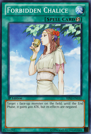 Forbidden Chalice [BP02-EN155] Mosaic Rare Yu-Gi-Oh!