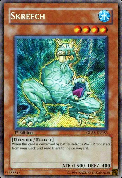 Skreech [GLAS-EN086] Secret Rare Yu-Gi-Oh!